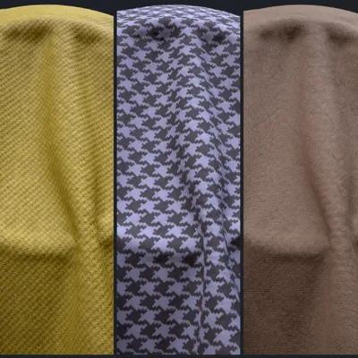 scanned fabric textures